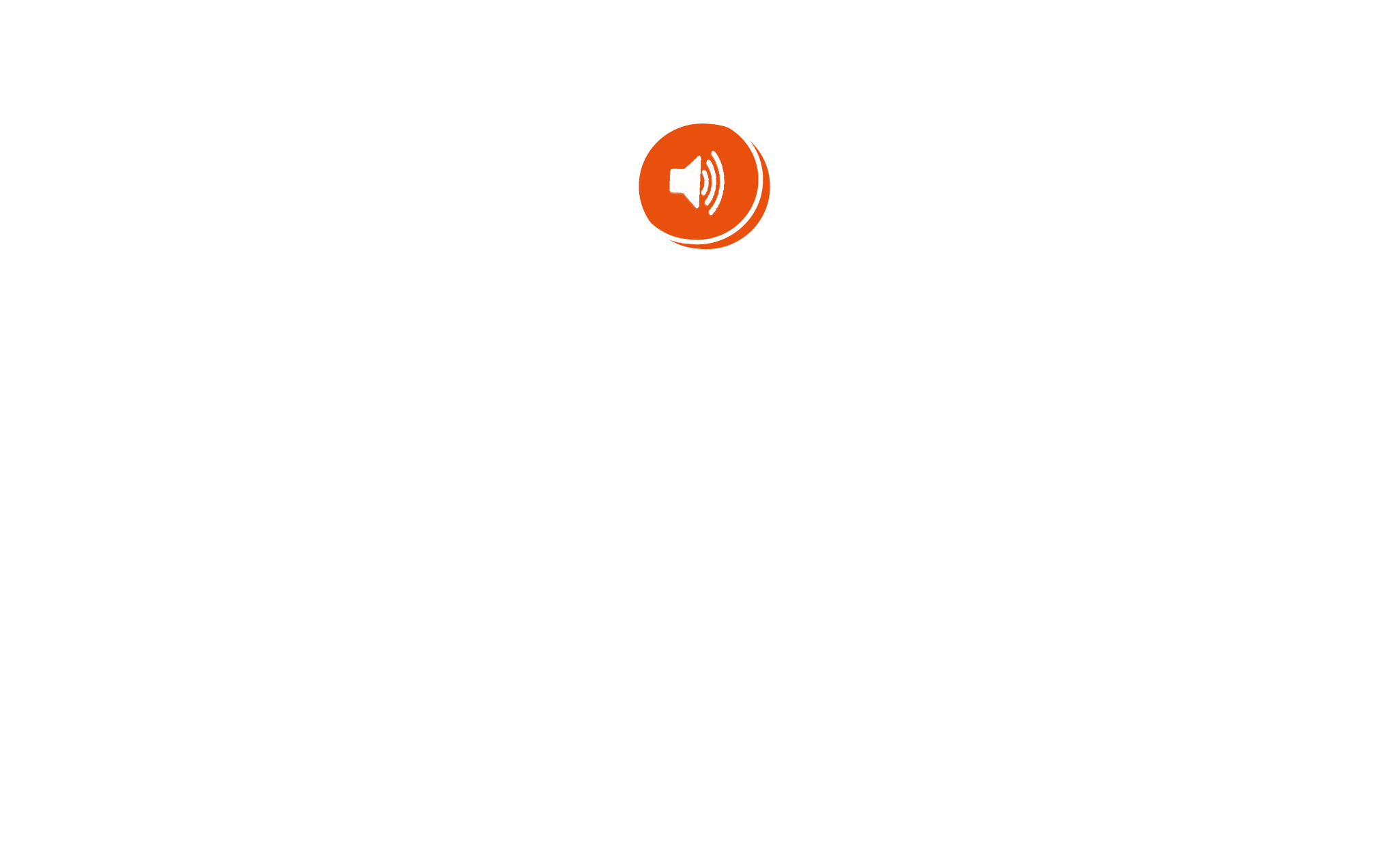 Ein Piktogramm für die Audioausgabe eines Screenreaders